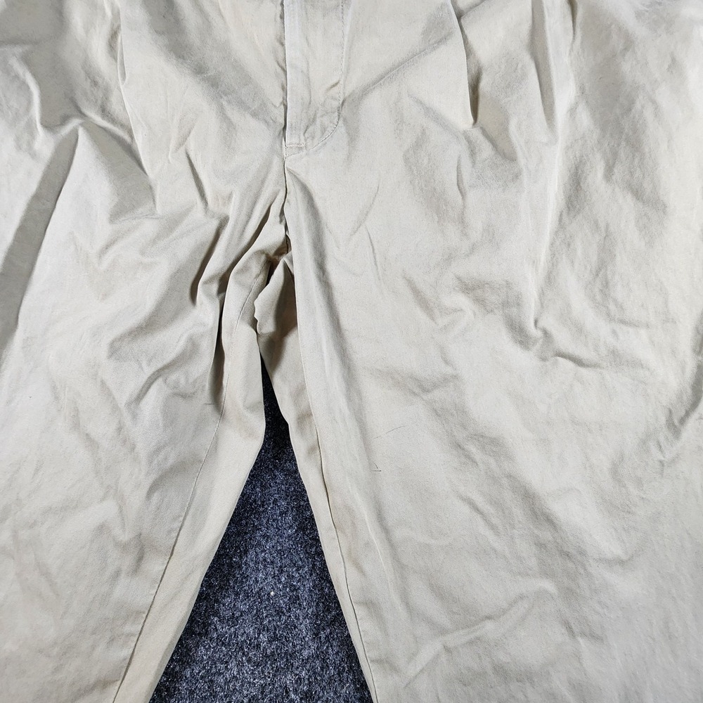 Bill's Khakis Chino Pants Men 38x26 Beige Pleated Cuffed Classic M2P Made USA - Picture 5 of 16